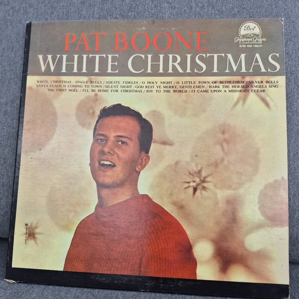 Vintage White Christmas Vinyl Record